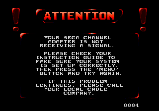 [Program] Sega Channel (USA) In game screenshot